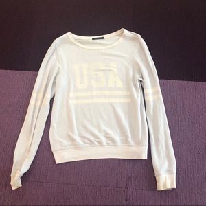 USA light blue Wildfox long sleeve
